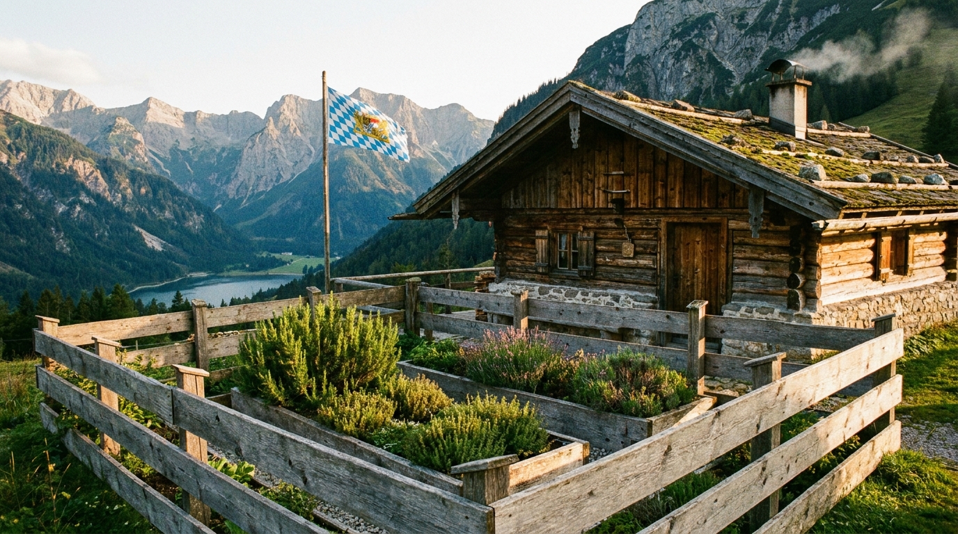 Karls Hütte in den bayerischen Bergen
